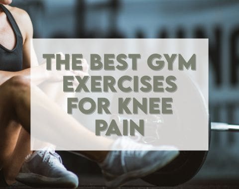 Title picture for blog post: The best gym exercises for knee pain